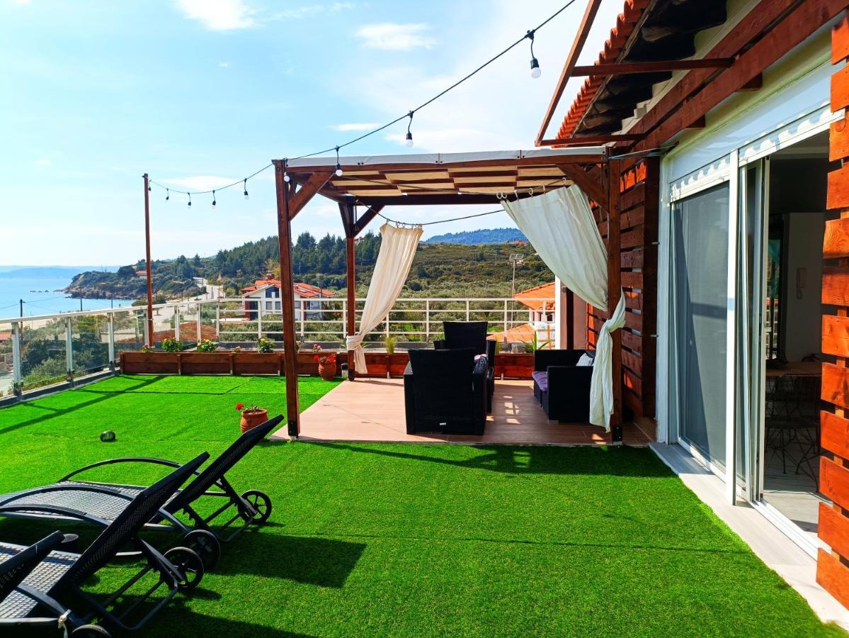 Salonikiou Beach Apartments Akti Salonikiou エクステリア 写真