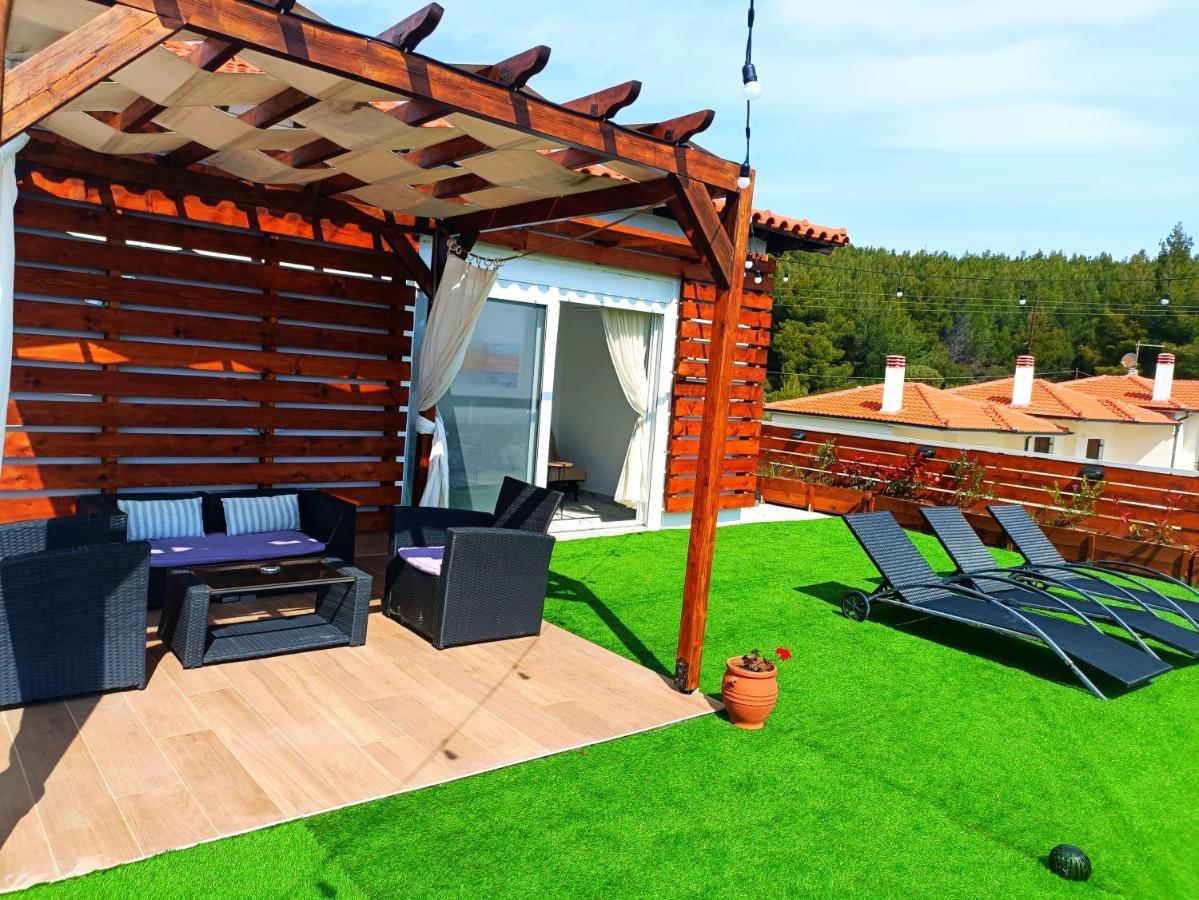 Salonikiou Beach Apartments Akti Salonikiou エクステリア 写真